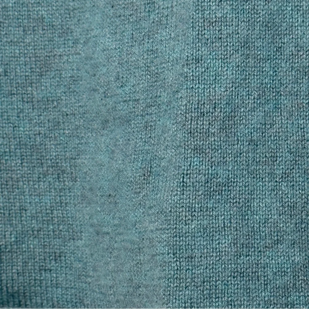 J. Crew Cashmere 100% Sweater Heather Blue Long Sleeve Women's Top Crewneck Crew - Picture 5 of 5